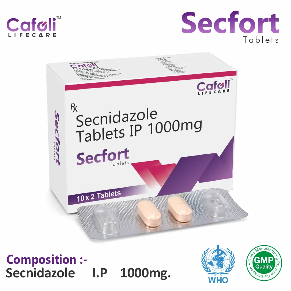 Secnidazole 1000mg Gynaecology Franchise in Delhi